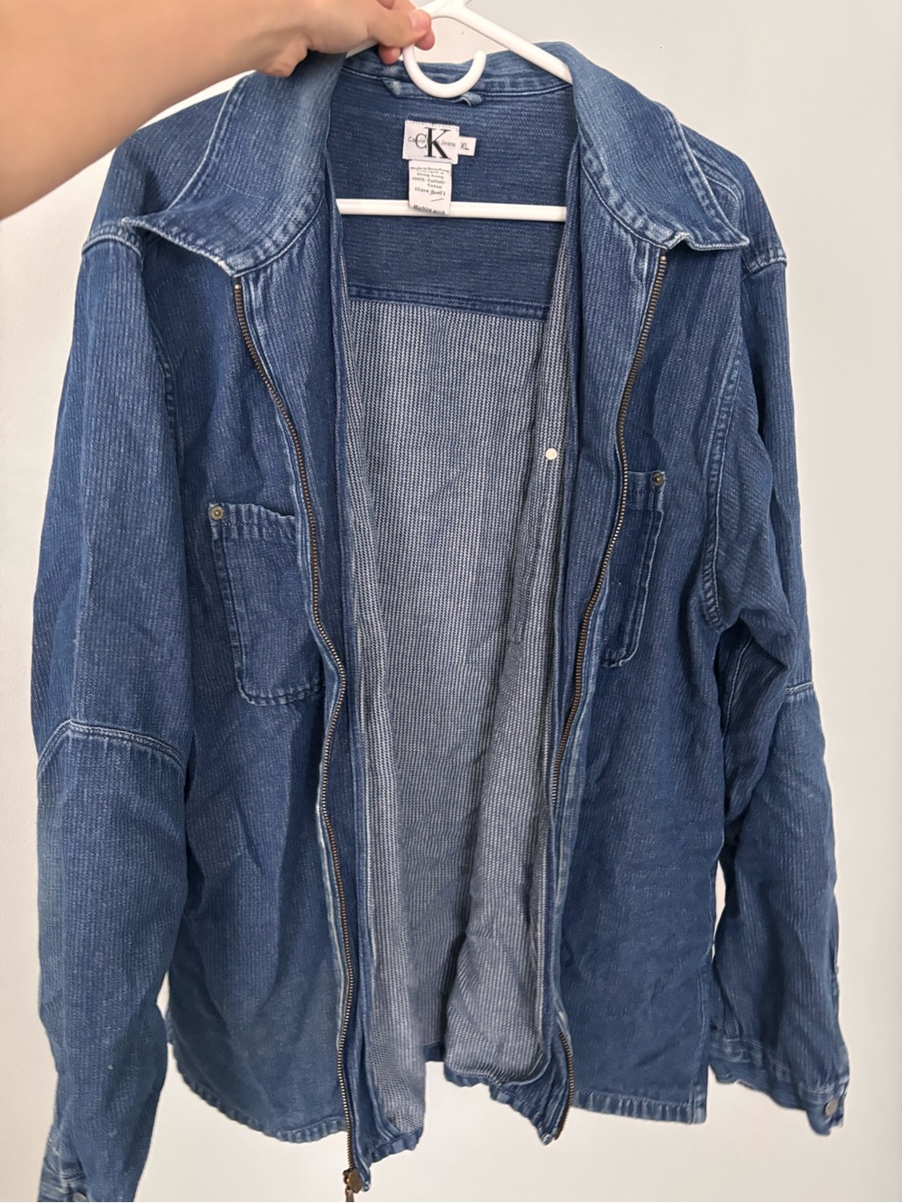 Calvin Klein Jeans Light Blue Denim Shirt Jacket